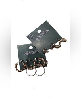 Wild Fable Gold Tone Hoop Earring Collection